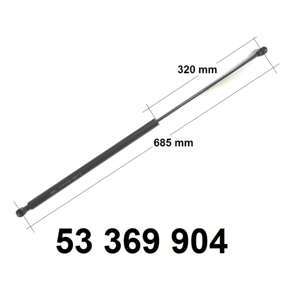 SUPPORT DE VÉRIN À GAZ D'HAYON RÉF. 3233683R1 - CNH