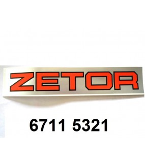 autocollant "ZETOR"