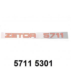 autocollant ZETOR 5711