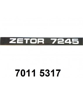 autocollant "ZETOR 7245" droit
