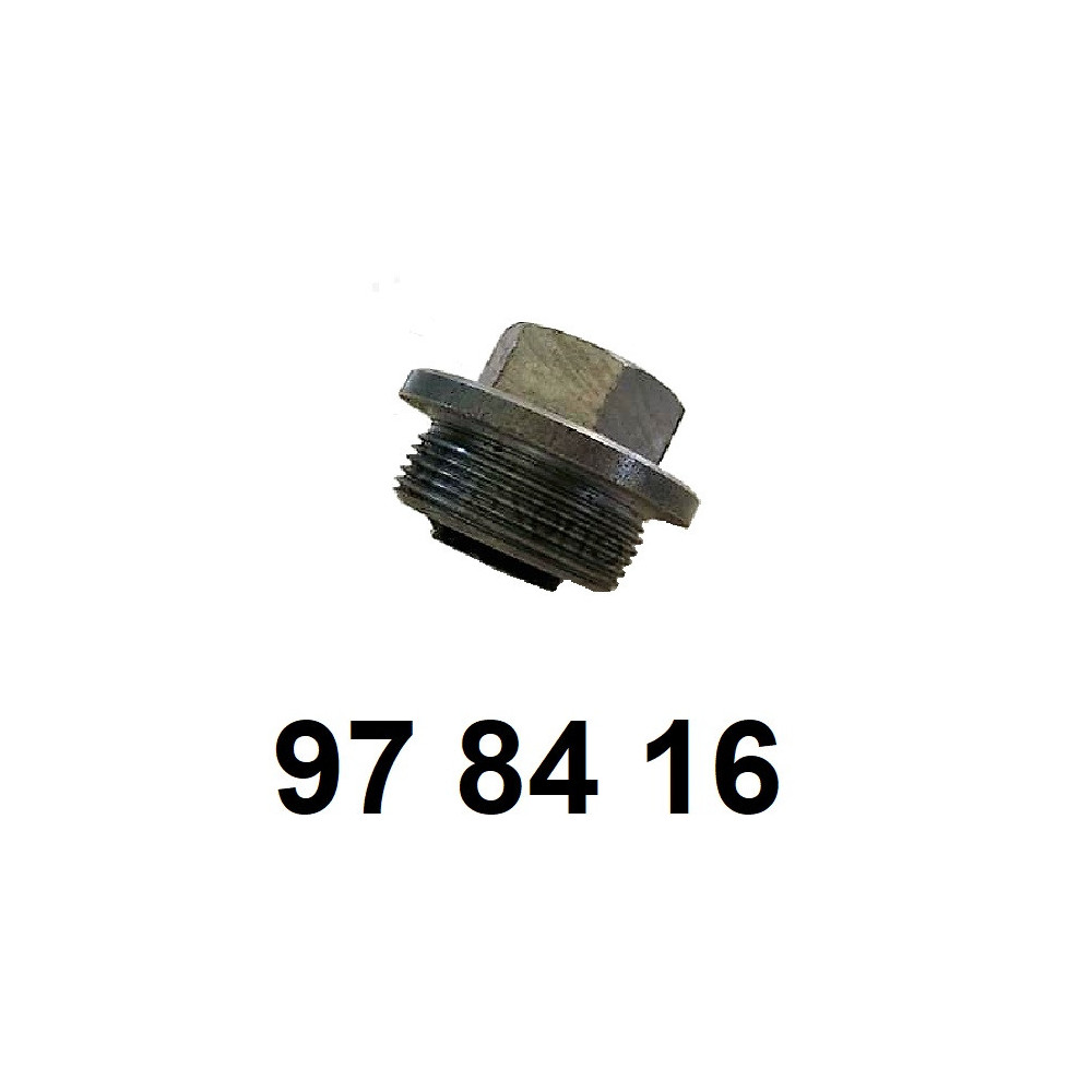 748160M1, 376501X1, Bouchon de vidange d'huile moteur filetage 3/4 - 16UNF  pour moteur Perkins , 2487004