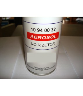 bombe de peinture 400 ml noirZetor