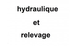 hydraulique et relevage