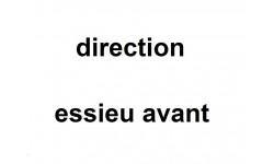 direction et essieu avant 