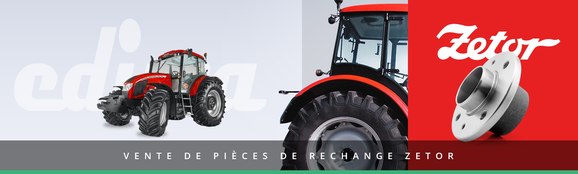 Kit de roulement de roue avant tracteur Zetor pour tracteur ancien